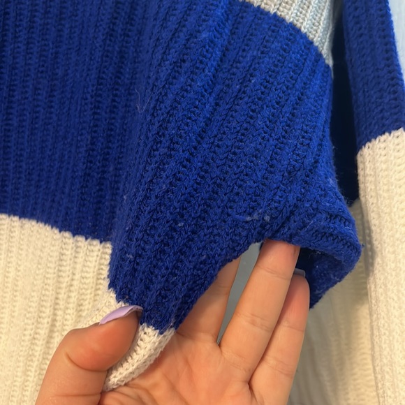 Blue Striped Sweater - Picture 4 of 8